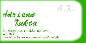 adrienn kukta business card
